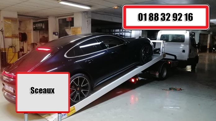 remorquage voiture à sceaux