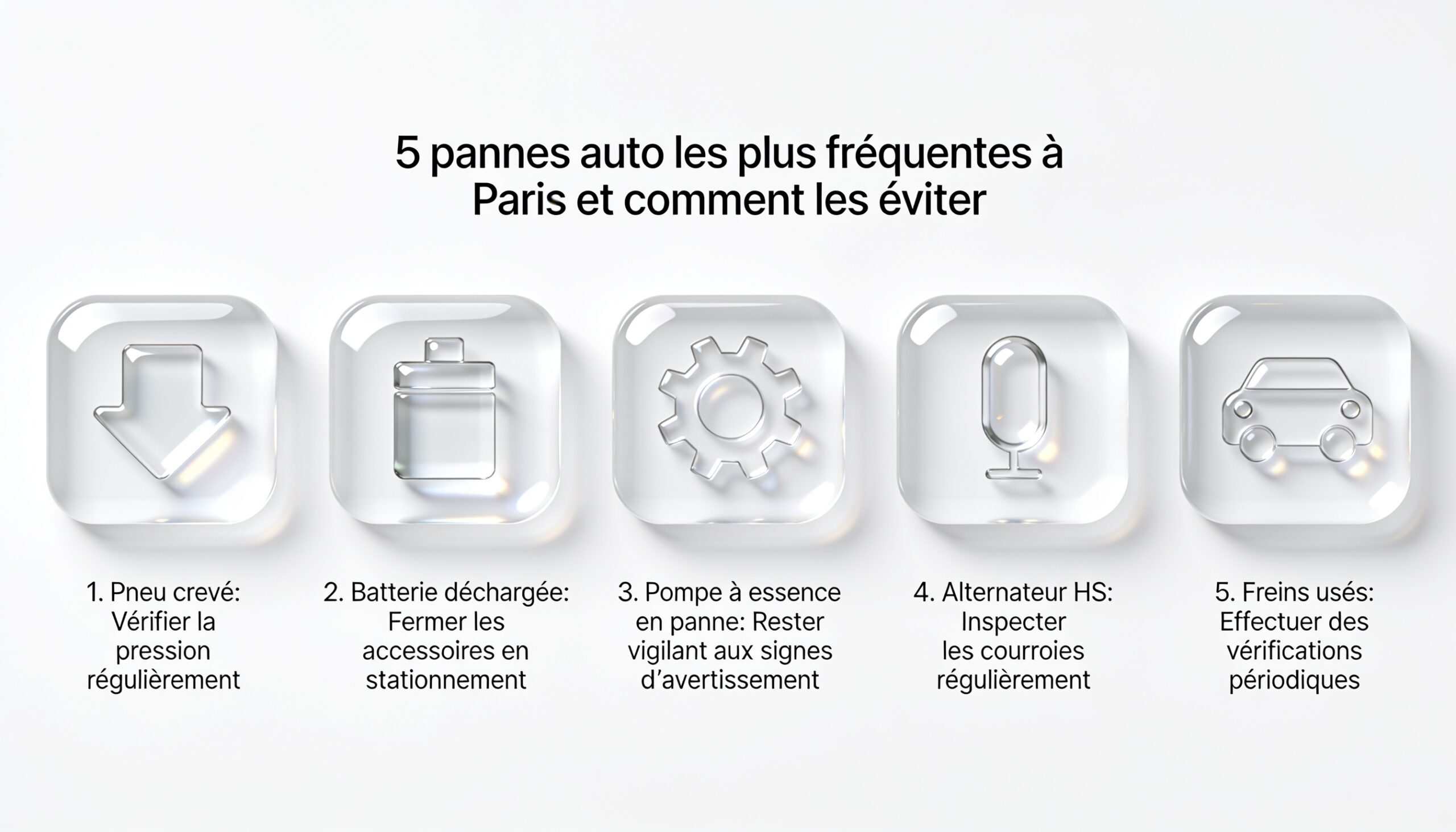 5 pannes les plus fréquentes à Paris et comment les éviter
