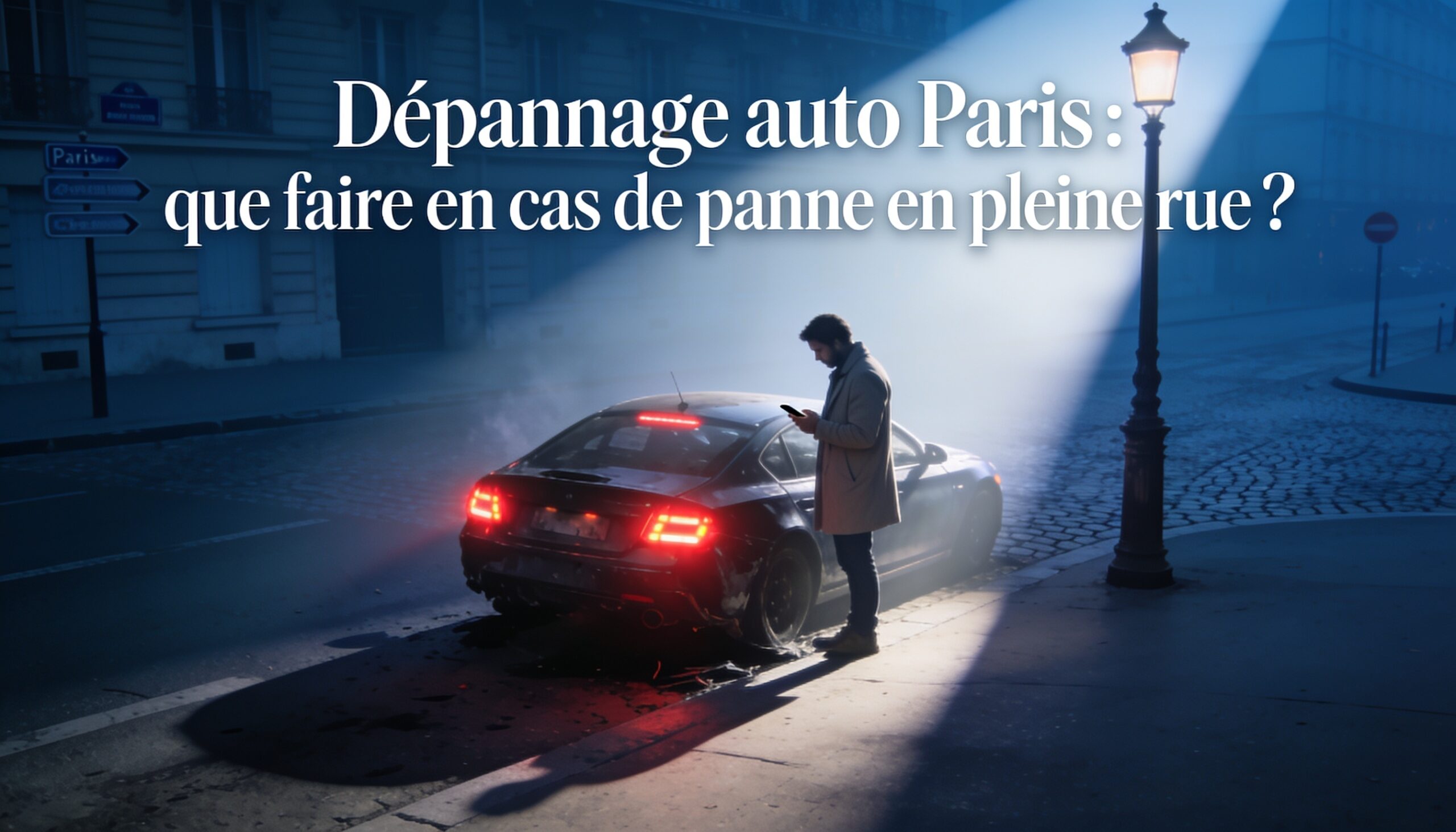 Dépannage auto Paris : que faire en cas de panne en pleine rue ?