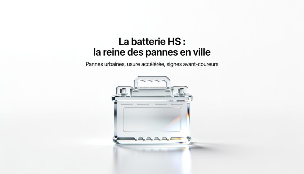 1. La batterie HS : la reine des pannes en ville